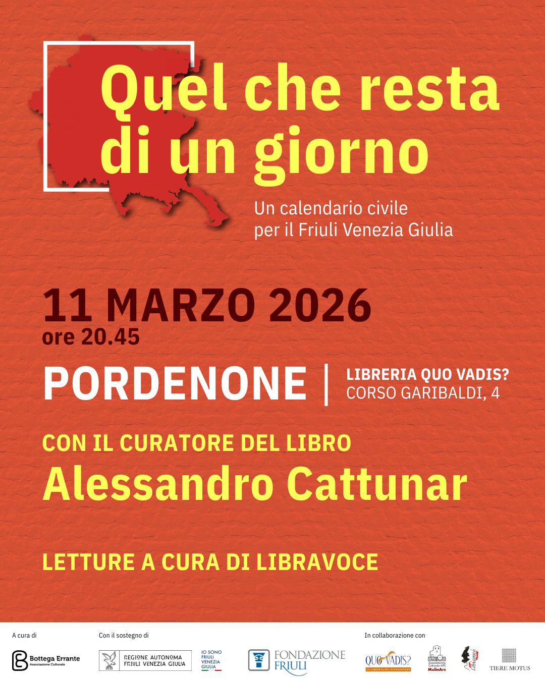 Calendario civile del Friuli e della Venezia Giulia_un progetto di Bottega Errante Calendario civile del Friuli e della Venezia Giulia_un progetto di Bottega Errante